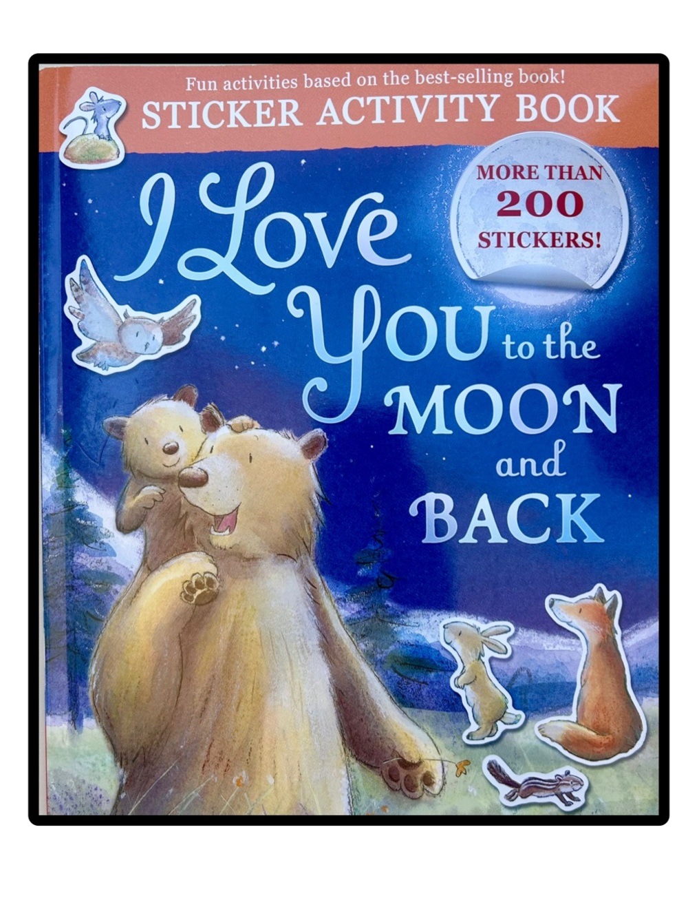 BUNDLE & SAVE🐻 I Love You to the Moon and Back Softcover Sticker Activity Book